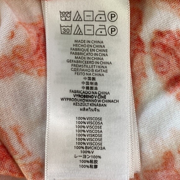 Michael Michael Kors Boxy Loose Fit Top Geo Abstract Colorful Print 3/4 Sleeve - Picture 10 of 16